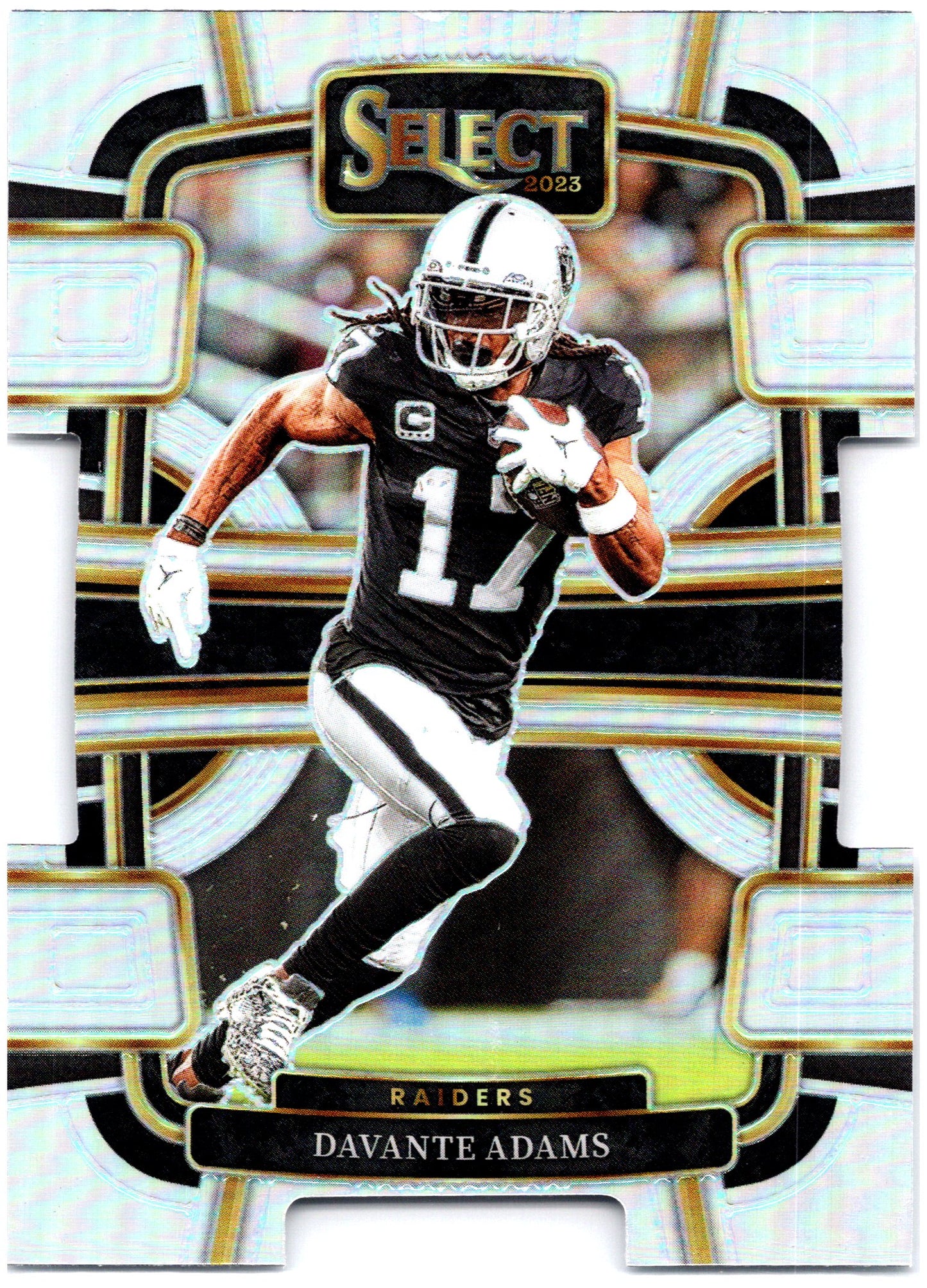 2023 Panini Select #59 Davante Adams Silver Prizms Die Cuts