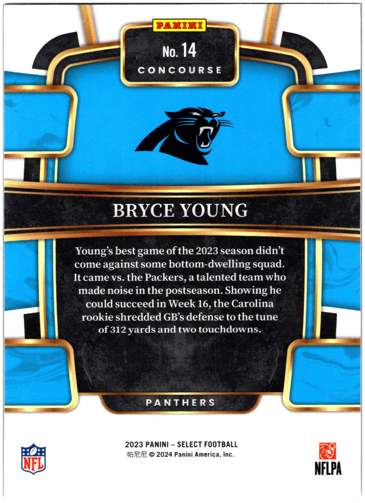 2023 Panini Select #14 Bryce Young