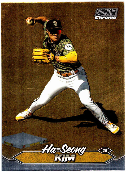 2024 Stadium Club #204 Ha-Seong Kim Pink Foil