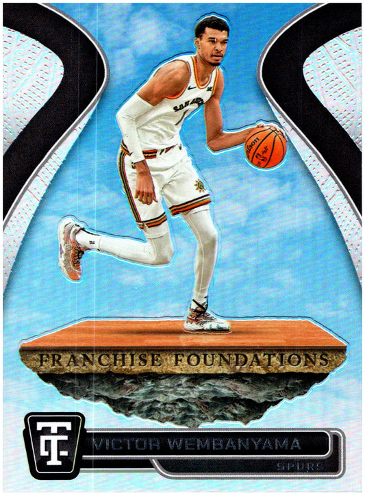 2024-25 Panini Totally Certified #22 Victor Wembanyama Franchise Foundations