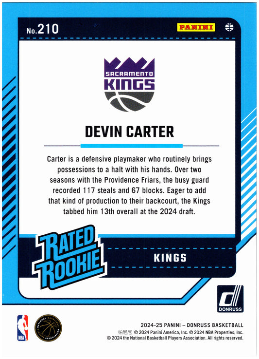 2024-25 Donruss #210 Devin Carter