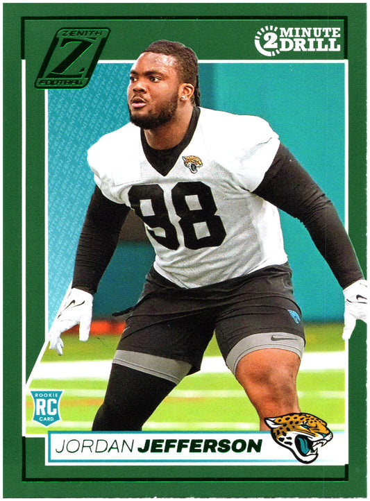 2024 Panini Zenith #159 Jordan Jefferson Two Minute Drill