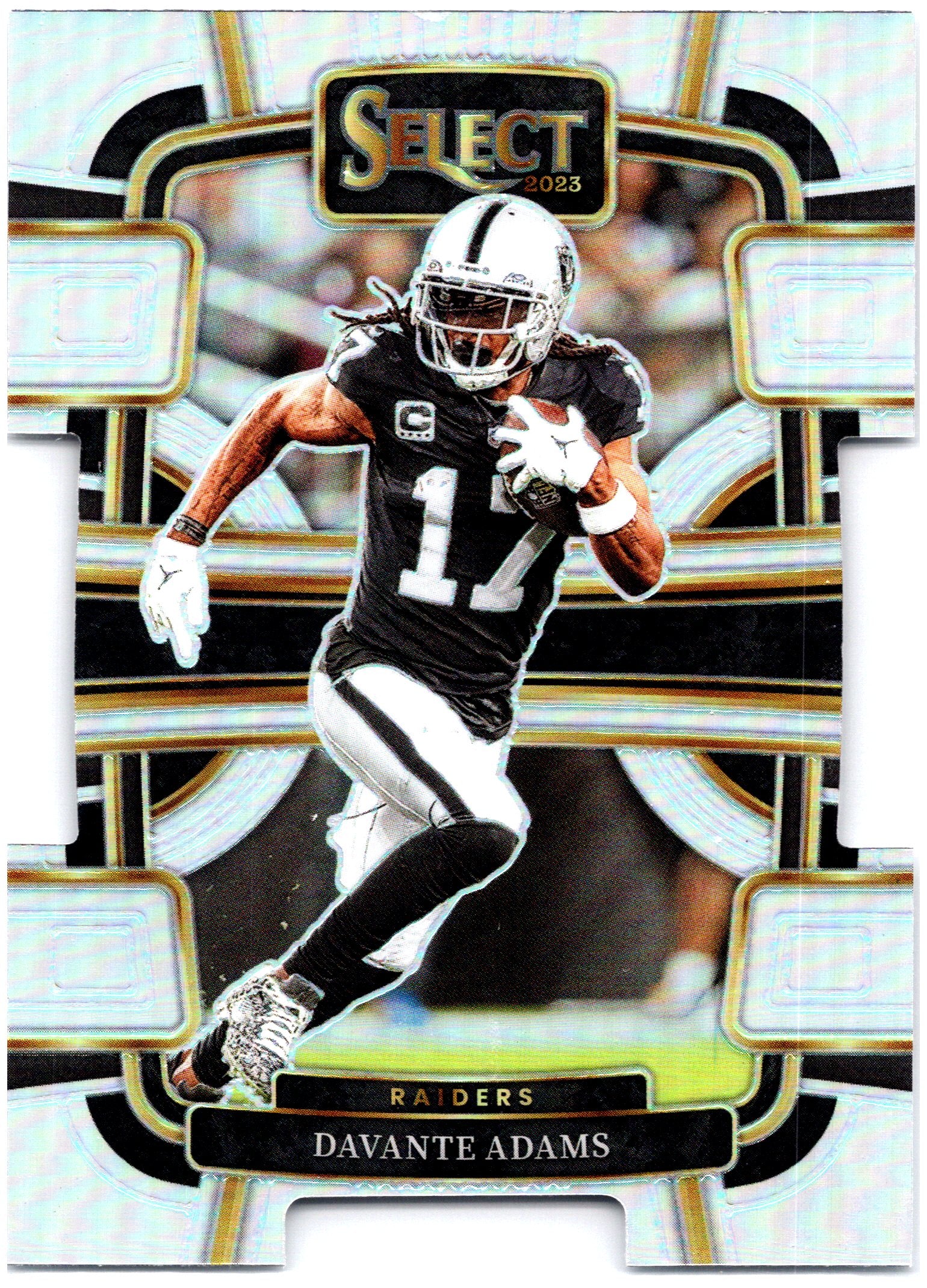 2023 Panini Select #59 Davante Adams Silver Prizms Die Cuts