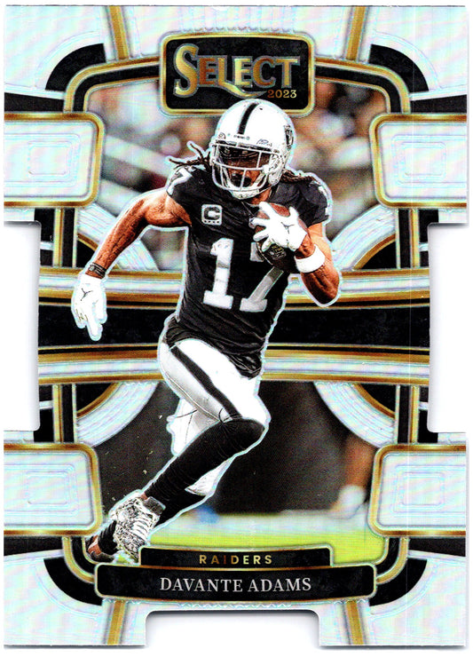 2023 Panini Select #59 Davante Adams Silver Prizms Die Cuts