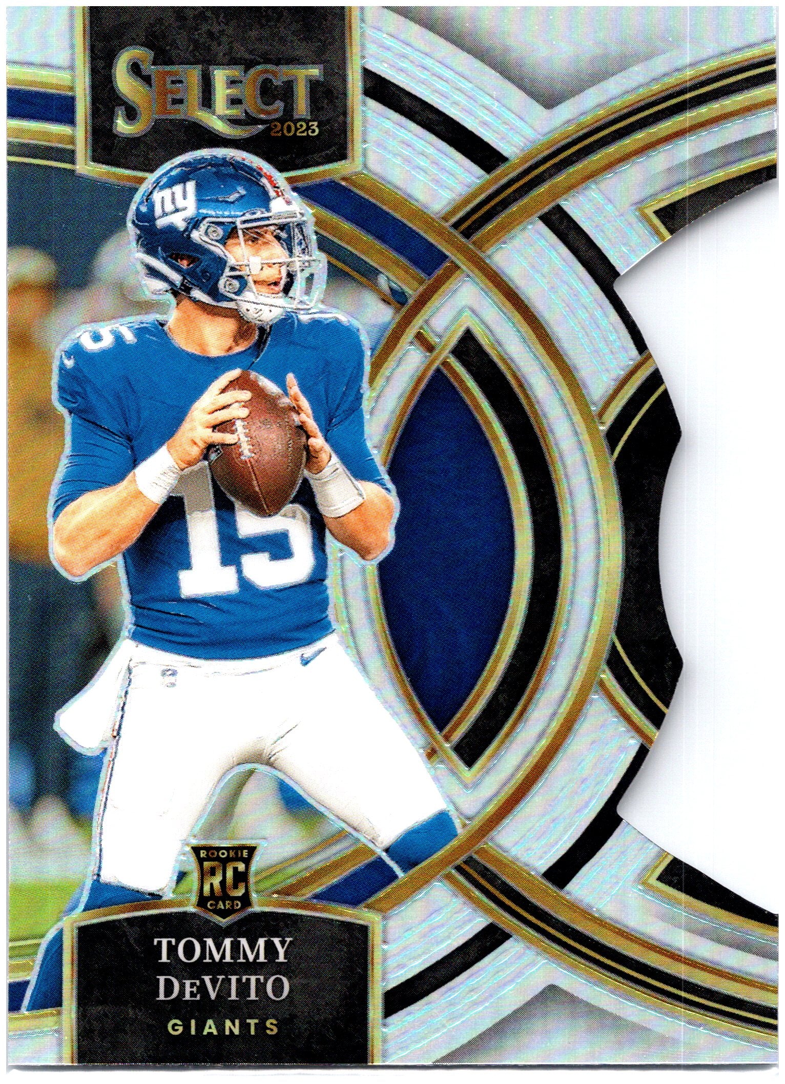 2023 Panini Select #102 Tommy DeVito Silver Prizms Die Cuts