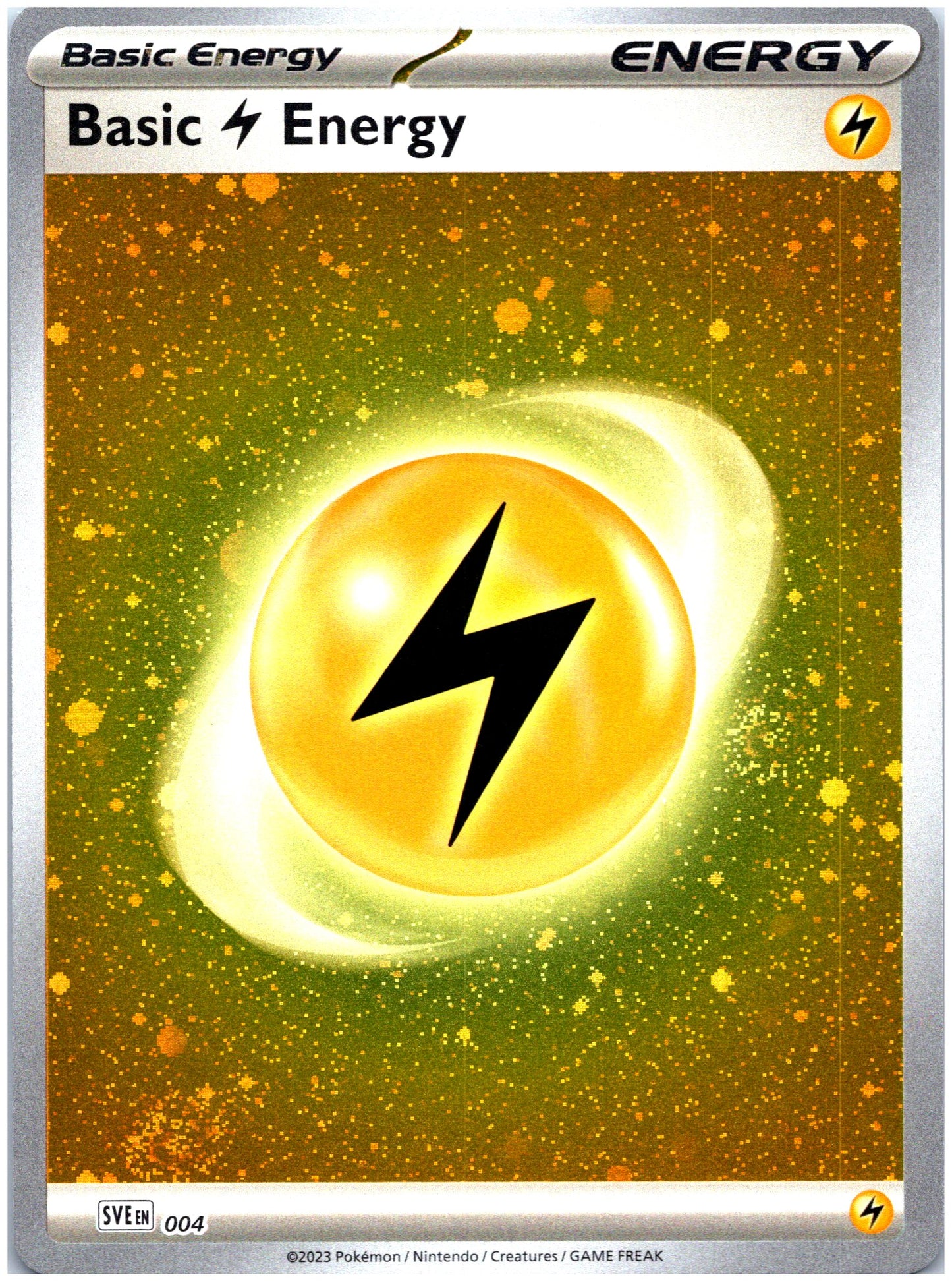 SV01: Scarlet & Violet Base Set #004 Basic Lightning Energy (Cosmos Holo)