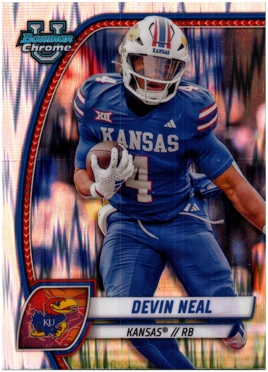 2024 Bowman University Chrome #61 Devin Neal Stealth Refractor