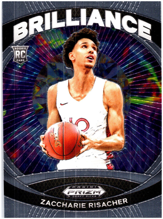 2024 Panini Prizm Draft Picks #5 Zaccharie Risacher Brilliance