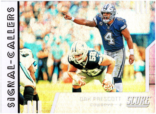 2019 Score #SC-12 Dak Prescott Signal-Callers