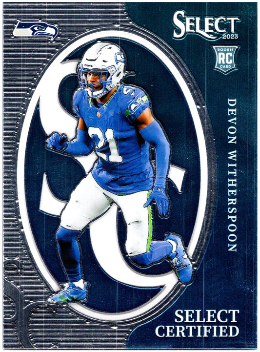 2023 Panini Select #CRO-DWI Devon Witherspoon Select Certified Rookies