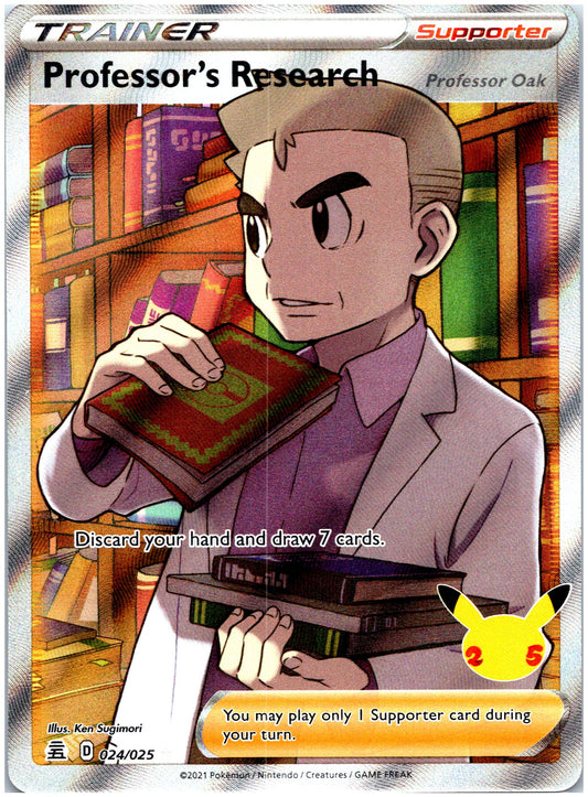 Celebrations #024/025 Professor's Research (Full Art)
