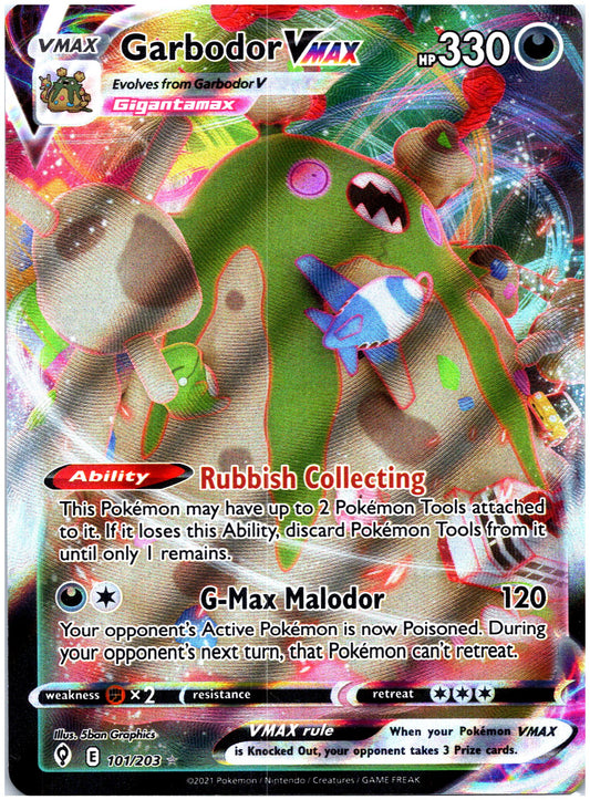 SWSH07: Evolving Skies #101/203 Garbodor VMAX