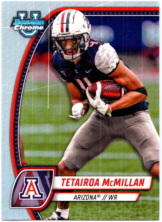 2024 Bowman University Chrome #170 Tetairoa McMillan Refractor