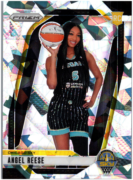2024 Panini Prizm WNBA #10 Angel Reese Ice Prizms
