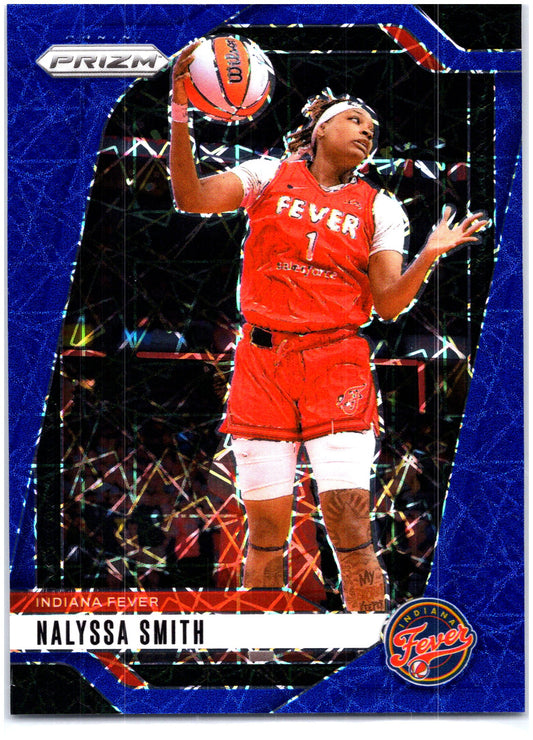 2024 Panini Prizm WNBA #137 NaLyssa Smith Blue Velocity Prizms