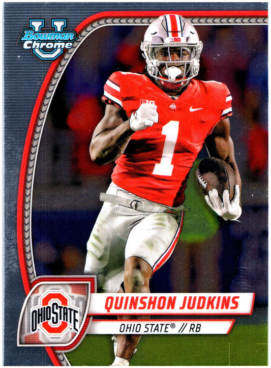 2024 Bowman University Chrome #145 Quinshon Judkins