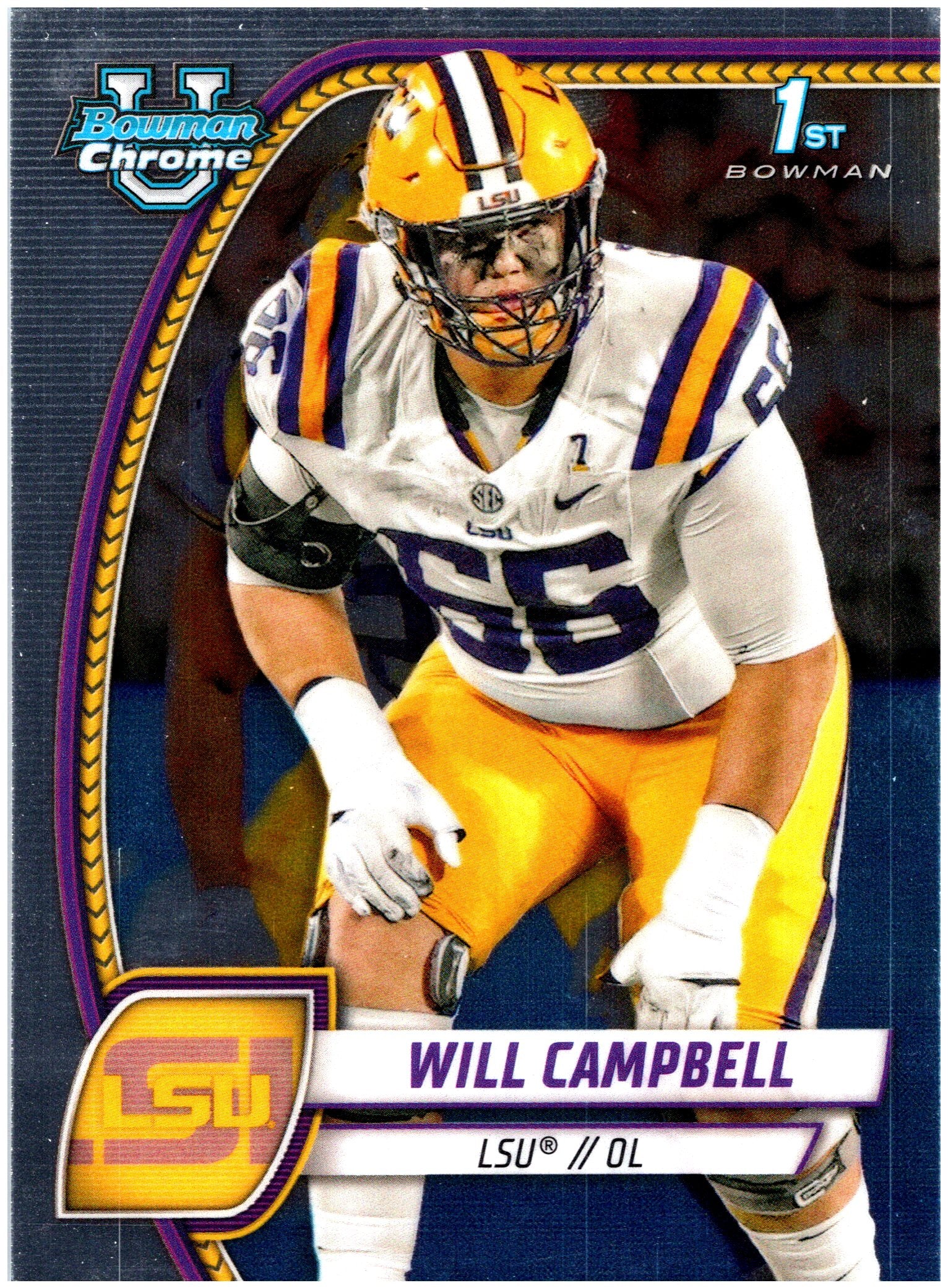 2024 Bowman University Chrome #181 Will Campbell