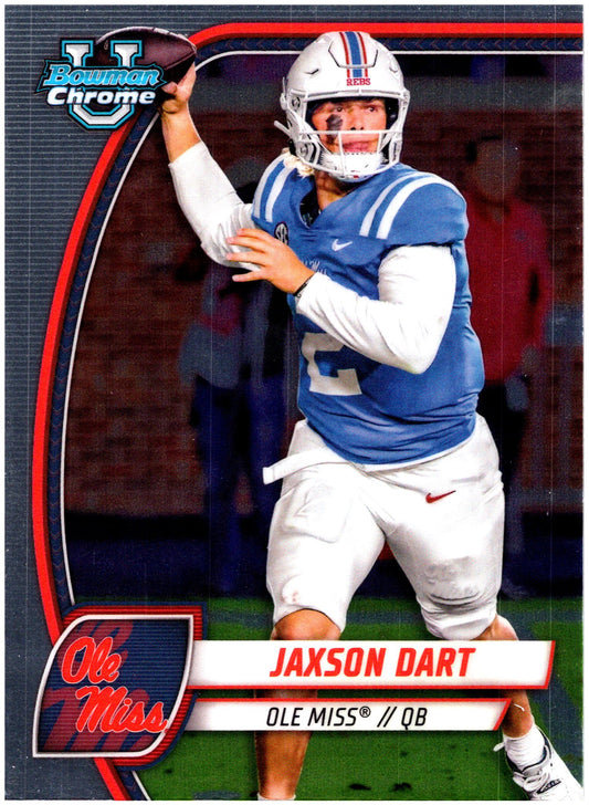 2024 Bowman University Chrome #6 Jaxson Dart